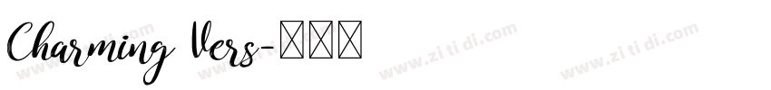 Charming Vers字体转换